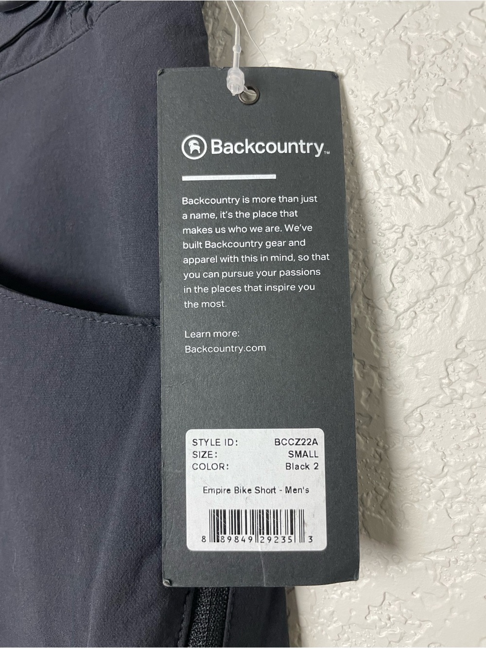 Bnwt! Backcountry Men's Black Empire Performance Bike Shorts Size S - Picture 8 of 14
